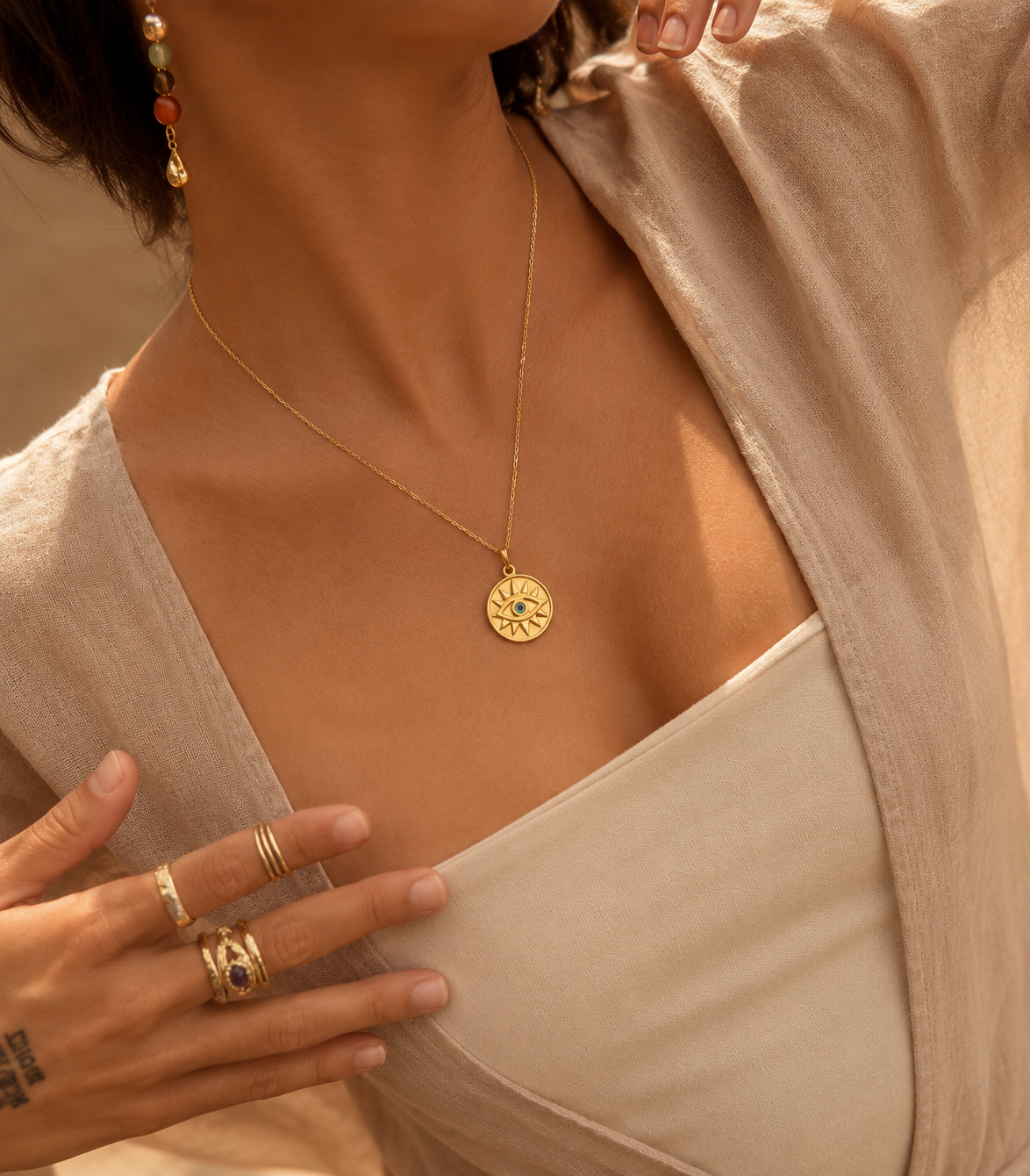 Collar Ojo Turco