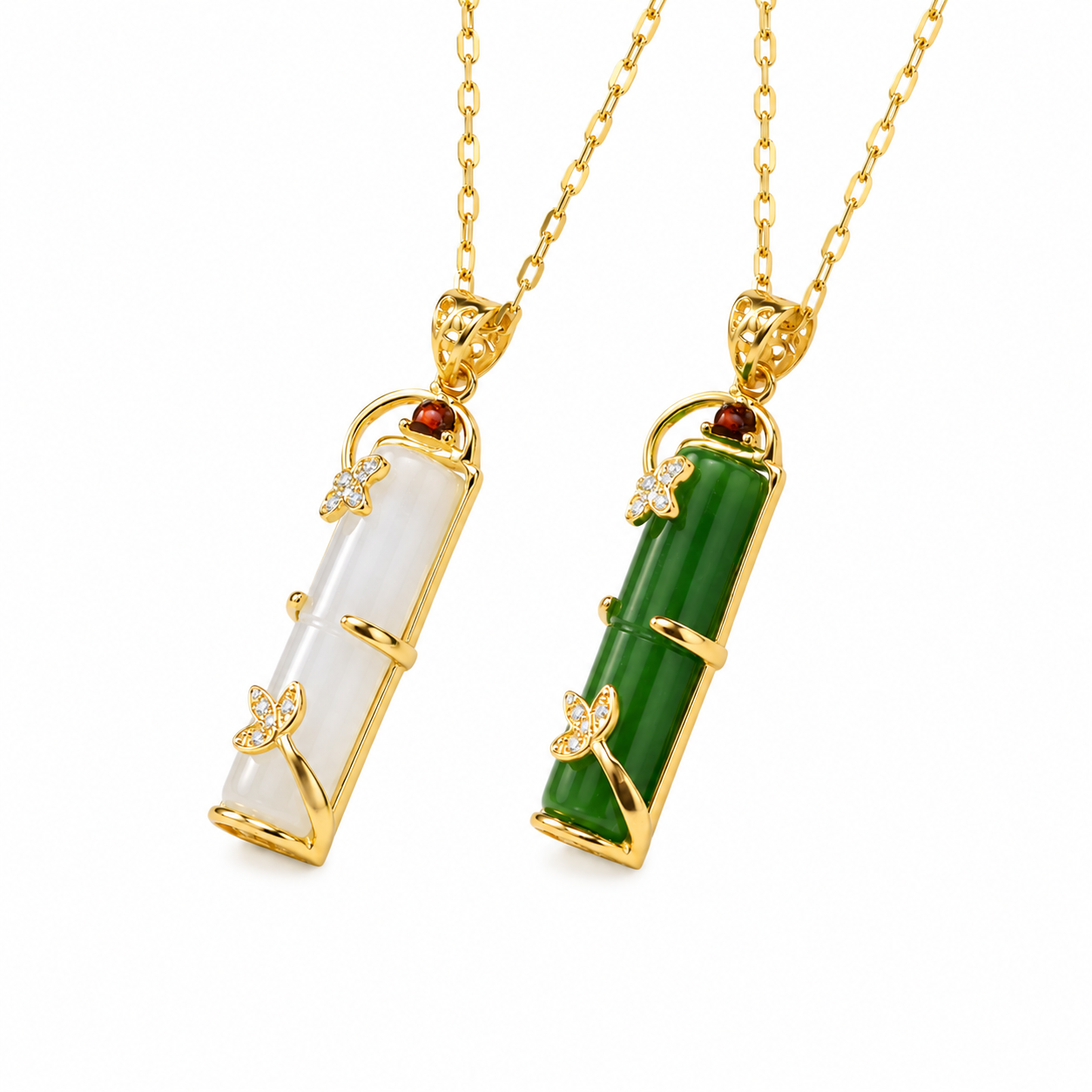 Collar Jade natural  (2x1)